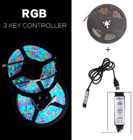 Tira LED RGB 5M con 60 Luces de Colores