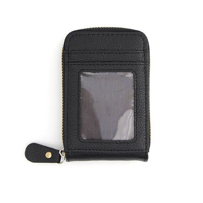 Cartera Organizadora de Cuero Estilo Coreano - Porta Tarjetas Compacta - Image 3