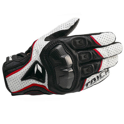 Guantes de Cuero Perforado RS-TAICHI RST390 con Fibra de Carbono para Motociclismo de Alto Rendimiento - Image 5