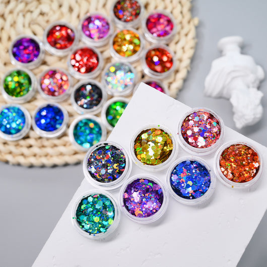 Set de 24 Esmaltes de Uñas con Brillo Glitter Deslumbrante - Image 14