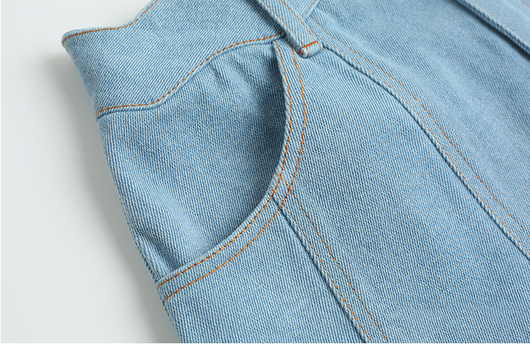Shorts de Mezclilla con Encaje para Mujer - Image 5