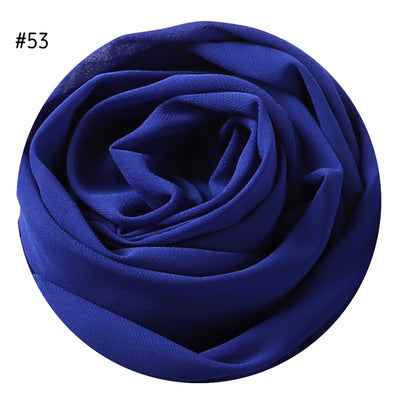 Pañuelo de Gasa Perlada en Colores Sólidos - Cobertura Elegante Monocromática - Image 56