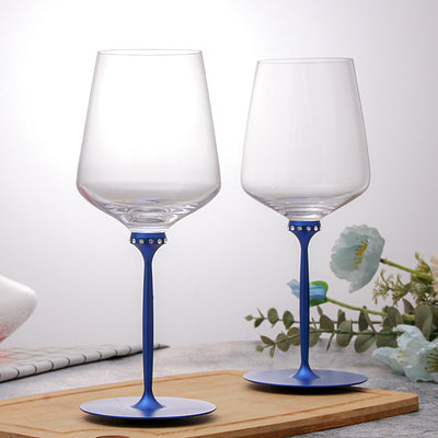 Copa de Vino Cristal Rojo Diseño Artístico Danzante - Image 11