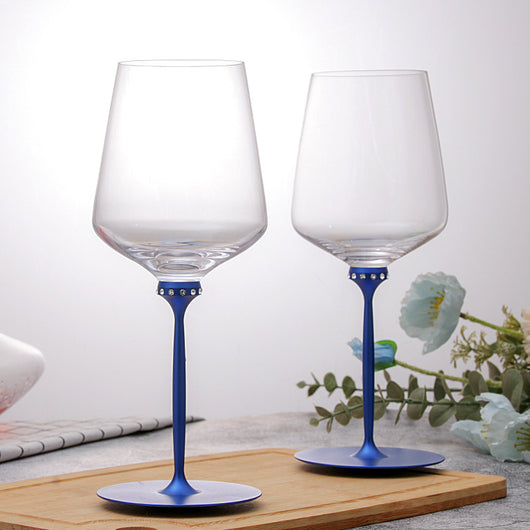 Copa de Vino Cristal Rojo Diseño Artístico Danzante - Image 11