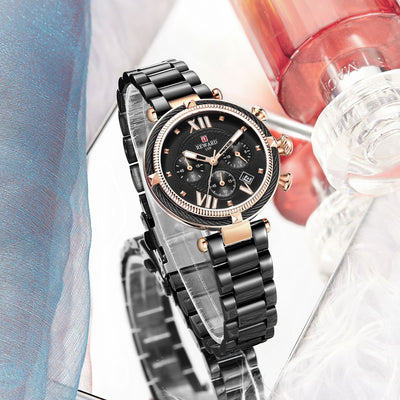 Reloj de Acero Inoxidable Resistente al Agua con Movimiento de Cuarzo - Image 3