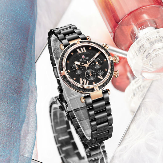 Reloj de Acero Inoxidable Resistente al Agua con Movimiento de Cuarzo - Image 3