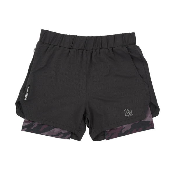Shorts de Entrenamiento Deportivo Transpirable Doble para Hombre