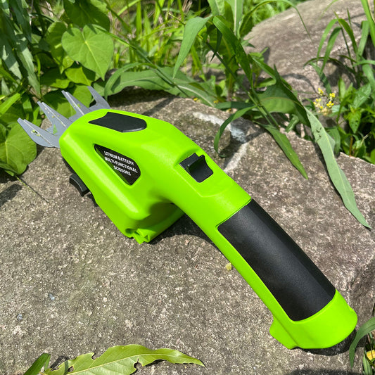 Tijeras Eléctricas Recargables Doble Función para Poda y Jardinería
