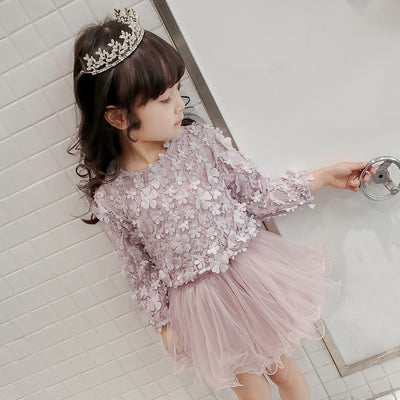 Vestido Princesa de Pétalos para Niña - Colección Invierno