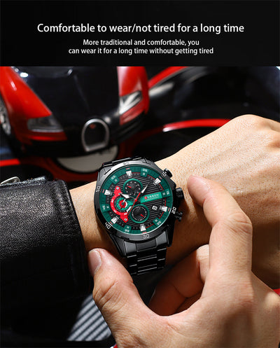 Reloj de Motociclista Acero Inoxidable Seis Manecillas - Image 16