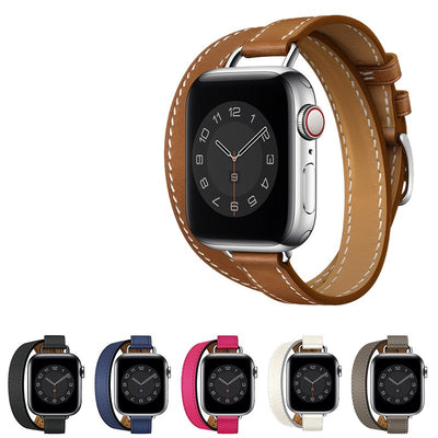 Reloj Love Horse Correa de Cuero Cintura Pequeña Doble Círculo Slim
