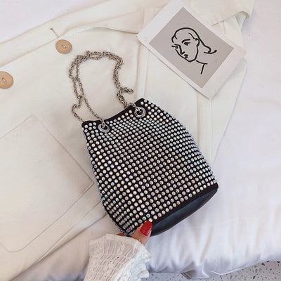 Bolso Bandolera de Diamantes con Cadena Temperamento Mujer - Image 11