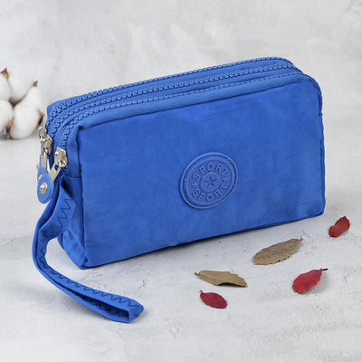Cartera de Mano de Lona con Tres Compartimentos y Cierre - Image 16