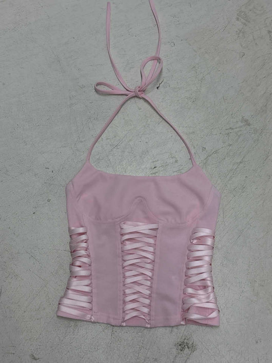 Chaleco Halter con Control de Cintura y Cordones - Diseño Veraniego para Mujer - Image 35