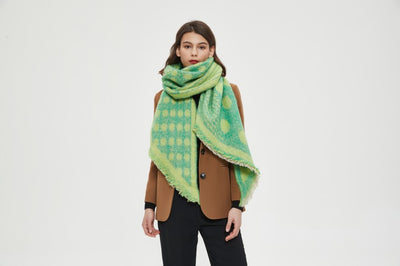 Bufanda Circular Térmica para Mujer - Cuello Cálido Otoño Invierno con Diseño Jacquard - Image 27