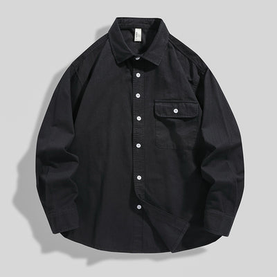 Camisa Suelta de Algodón Premium para Hombre - Image 6