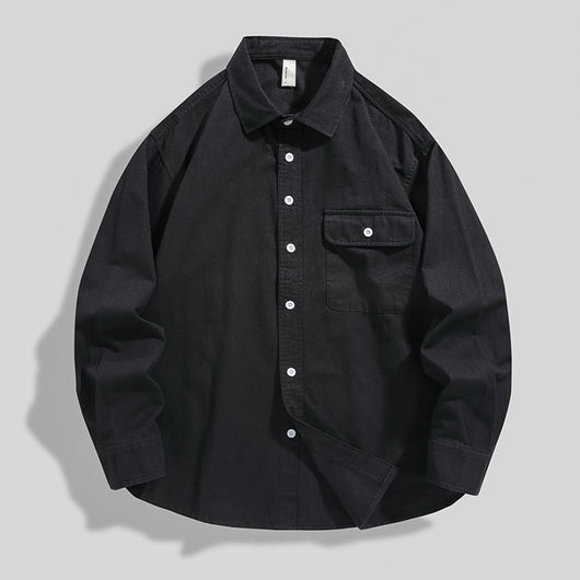 Camisa Suelta de Algodón Premium para Hombre - Image 6