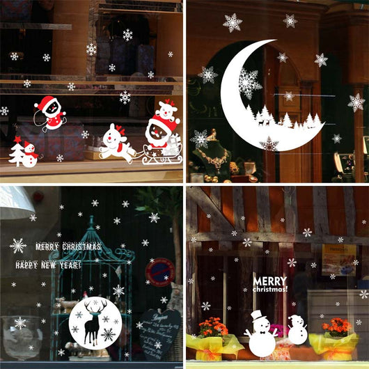 Pegatina Navideña de Papá Noel