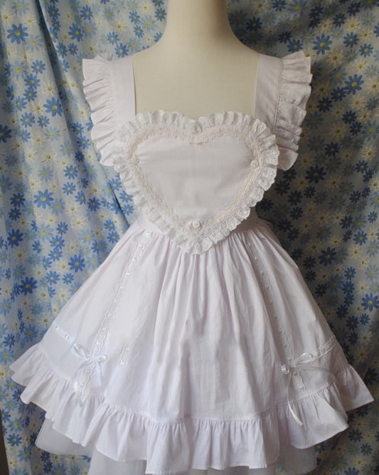 Vestido Maid Lolita con Tirantes Japoneses