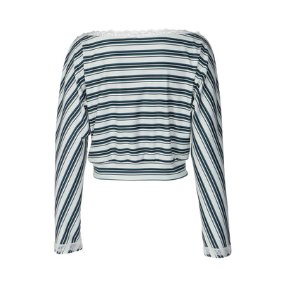 Blusa Tejida con Detalles de Encaje para Mujer - Image 10