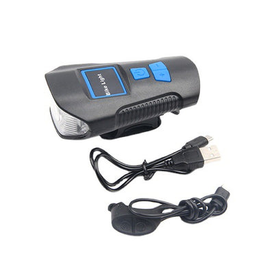 Luz Frontal para Bicicleta USB con Altavoz y Velocímetro - Image 5