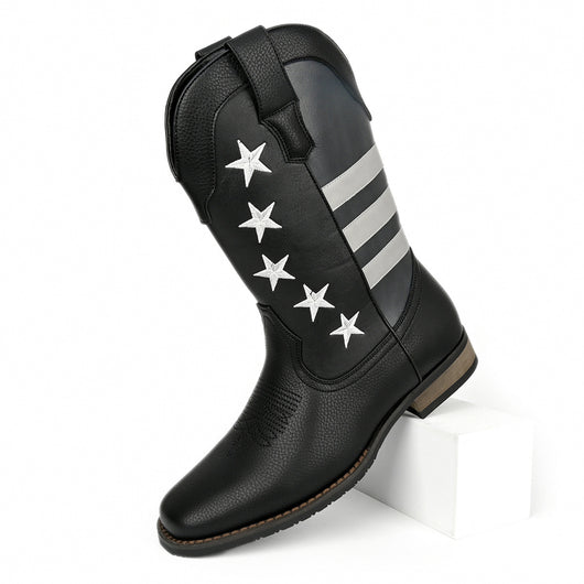 Bota Vaquera Occidental Estrella de Cinco Puntas para Hombre - Image 16