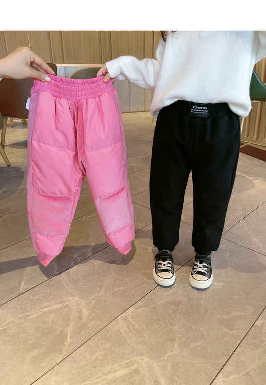Pantalones Largos Térmicos para Niños - Abrigo Casual Moderno - Image 8