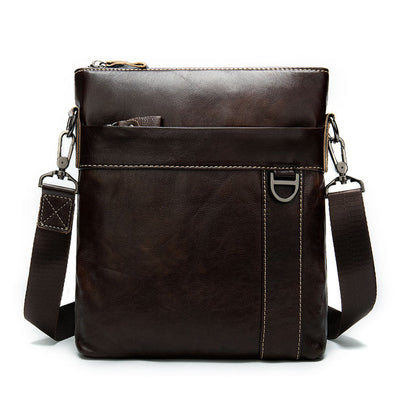Bolsa Mensajera de Cuero para Hombre - Estilo Casual y Negocios - Image 8