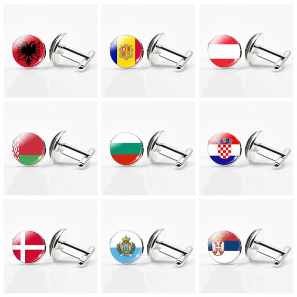 Gemelos Banderas del Mundo - Colección Time Gem