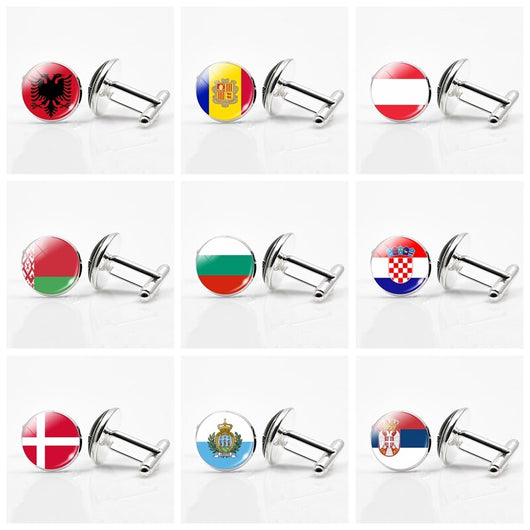 Gemelos Banderas del Mundo - Colección Time Gem