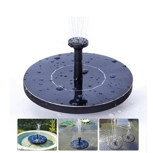 Fuente Solar Flotante de Mercurio para Jardín Miniatura
