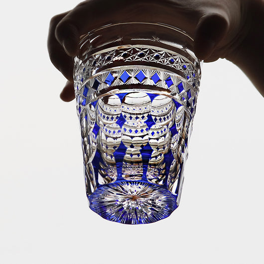 Vaso de Cristal Tallado a Mano Estilo Japonés para Whiskey y Jugos - Image 10