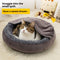 Cama Redonda Premium para Mascotas - Colchoneta Térmica Cuatro Estaciones Tamaño Grande