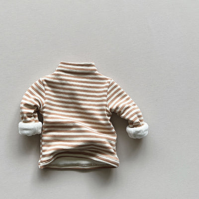 Polera Cuello Alto Acolchada en Terciopelo para Niños - Abrigador Versátil - Image 6