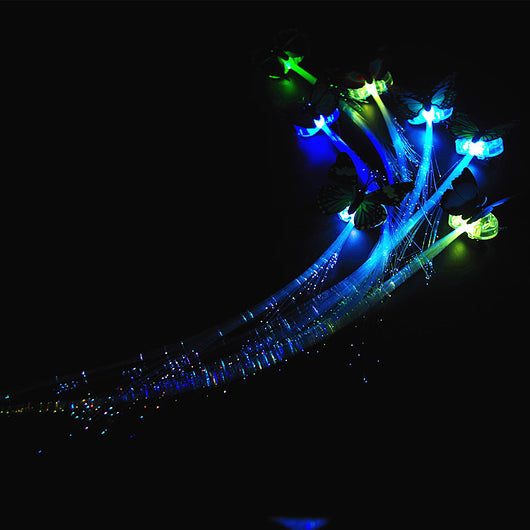 Horquilla de Cabello LED Parpadeante con Trenza Luminiscente - Image 3