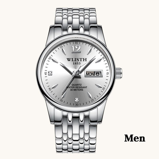 Reloj de Moda para Mujer Oro Rosa - Acero Inoxidable WLISTH con Calendario - Image 11