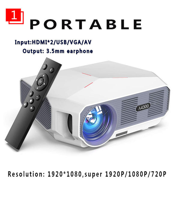 Proyector Portátil WiFi 1080P HD con Conexión por Voz para Móvil