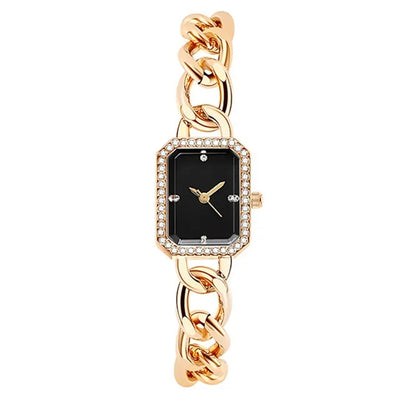 Reloj de Mujer Rectangular de Lujo Estilo Clásico con Movimiento de Cuarzo - Image 24