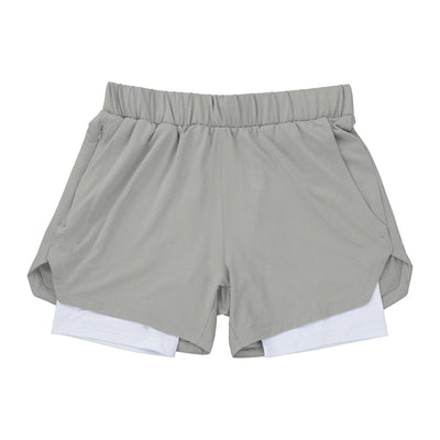 Shorts de Entrenamiento Deportivo Transpirable Doble para Hombre - Image 22