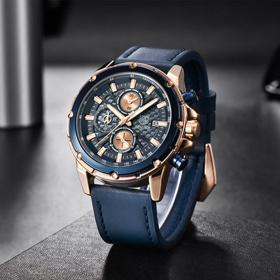 Reloj Multifunción Binya para Hombre - Cuarzo Resistente - Image 2