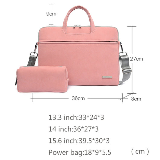 Maletín de Cuero PU para Laptop 13.3" a 15.6" - Bolsa Profesional Unisex con Correa - Image 7