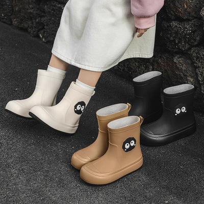 Botas de Lluvia Coreanas con Diseño Kawaii y Suela Antideslizante para Mujer