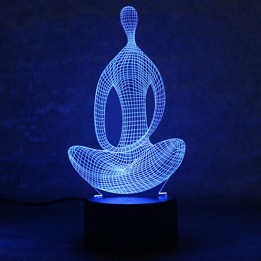 Lámpara LED 3D Cambio de Color para Meditación y Relajación - Image 8