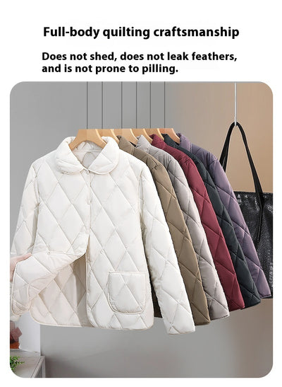 Chaqueta Acolchada Suelta de Algodón para Mujer - Diseño Ligero y Moderno - Image 15
