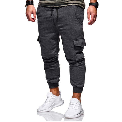 Pantalones de Chándal Casuales para Hombre con Cintura Elástica y Múltiples Bolsillos - Image 13