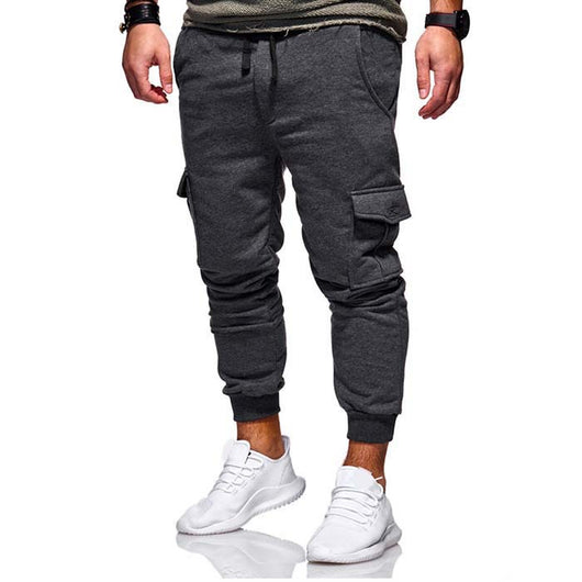 Pantalones de Chándal Casuales para Hombre con Cintura Elástica y Múltiples Bolsillos - Image 13