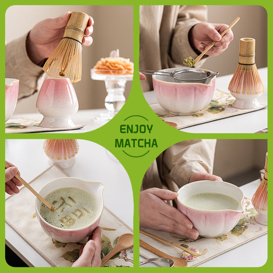 Batidor de Bambú Tradicional para Matcha - Set Completo Ceremonia del Té Estilo Dinastía Song - Image 2