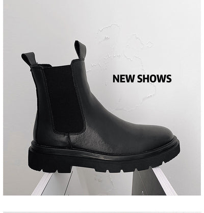 Botas Martin Chelsea Altas para Hombre Estilo Británico Clásico - Image 15