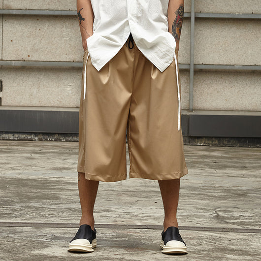 Pantalones anchos con cintura elástica - Image 4