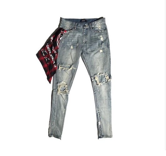 Jeans Rotos Hip Hop Tendencia Urbana para Hombre y Mujer - Image 4